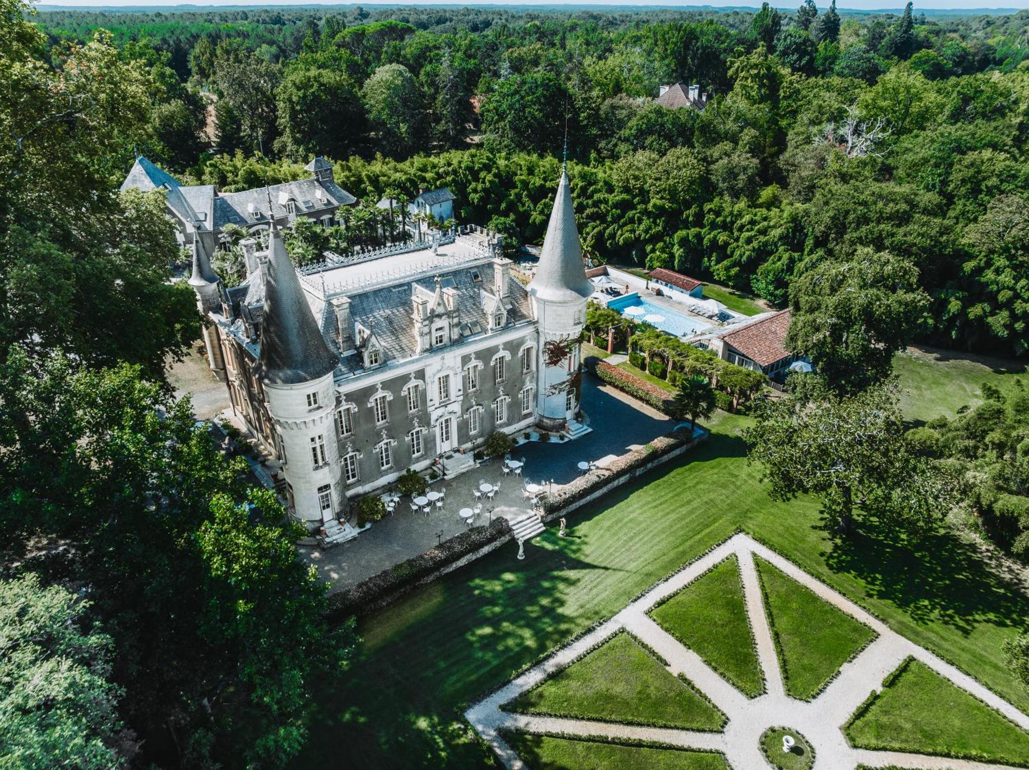 Chateau Belle Epoque - Chambres D'Hotes & Gites Linxe Ngoại thất bức ảnh