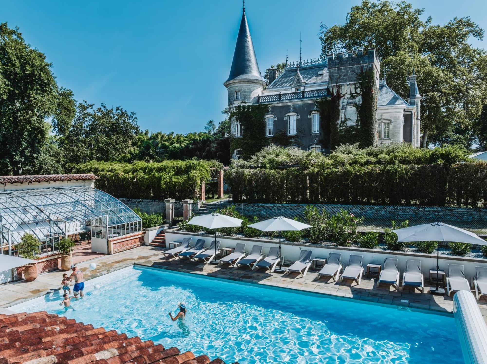 Chateau Belle Epoque - Chambres D'Hotes & Gites Linxe Ngoại thất bức ảnh